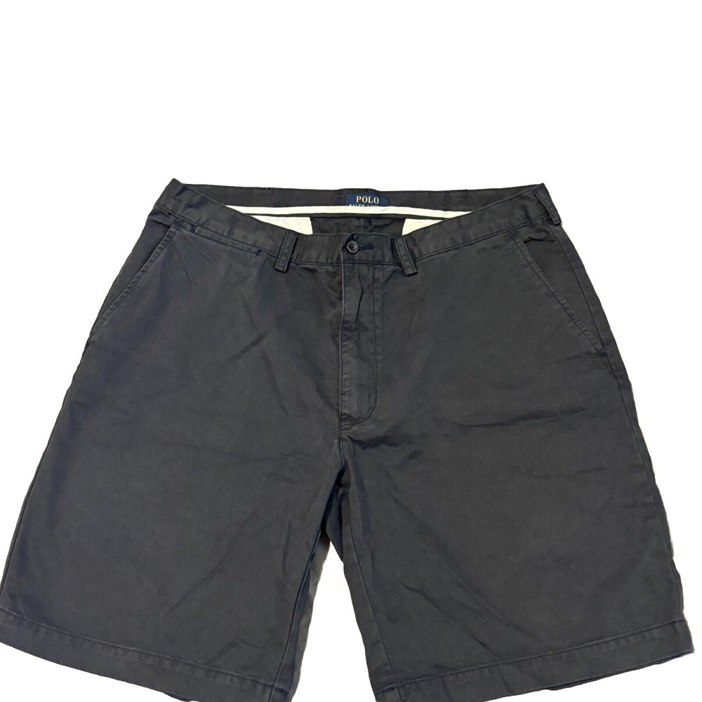 POLO Ralph Lauren Shorts Size 36 X 9" Dark Blue Classic Fit Cotton - Picture 1 of 9